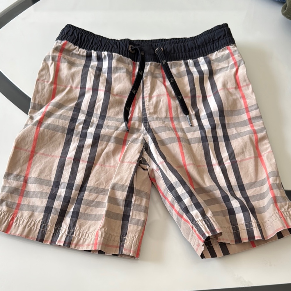 Boys Burberry Swim Trunks